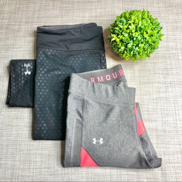 Under Armour compression/ fitted bottoms bundle